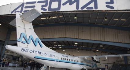 Pilotos de Aeromar protestan en el AICM por falta de pagos; aplazan huelga una semana
