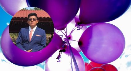 Joven se graduó como contador vendiendo globos