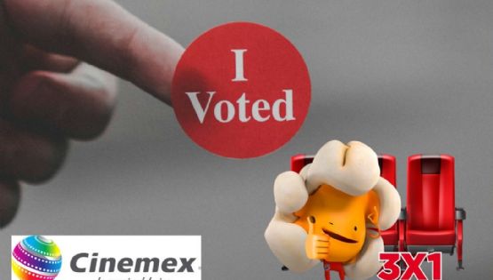 ¿Votarás este 2 de junio? Cinemex tendrá sus boletos al 3x1 durante la jornada electoral
