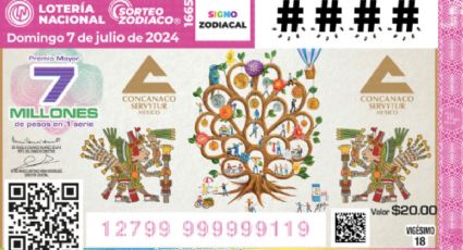 Números GANADORES Sorteo Zodiaco 1665: Resultados de Lotería Nacional 7 de julio 2024