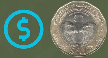 Ponen en venta moneda conmemorativa de alianza México-Estados Unidos por casi 1 millón de pesos