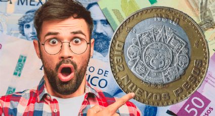 Moneda de 10 pesos con centro de plata se vende en 10 mil por este particular error