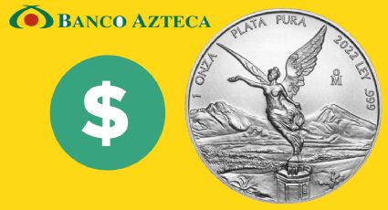 ¿Cuánto te paga Banco Azteca por tu moneda onza Plata Libertad en octubre 2025?