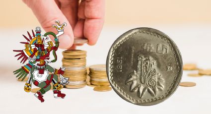 La moneda antigua de 5 pesos que se vende hasta en 3,000,000 por tener al dios azteca del conocimiento