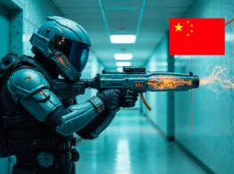 China presenta su propio “Terminator”: así es el robot militar humanoide capaz de derribar muros de un solo golpe
