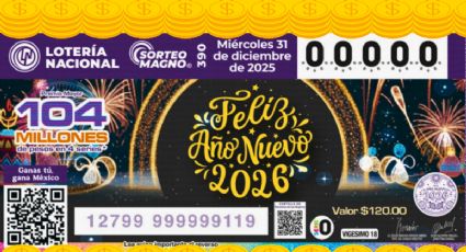 Números ganadores del Sorteo Magno de la Lotería Nacional del 31 de diciembre