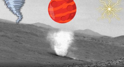 NASA capta remolinos de polvo y chispas eléctricas en Marte