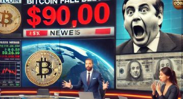 Bitcoin cae por debajo de los 90,000 dólares: ¿qué está pasando en el mundo de las criptomonedas?