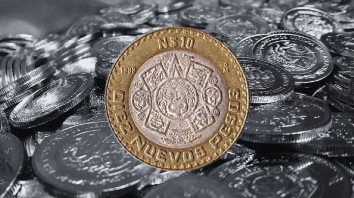 Esta es la moneda de 10 pesos que vale MEDIO MILLÓN de pesos, porque sus caras se acuñaron al revés