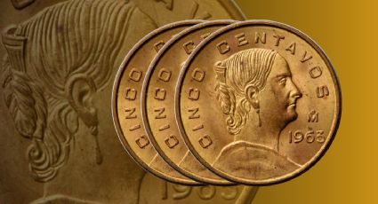 Las 3 monedas de 5 centavos de la Corregidora que se venden hasta en 750,000 en abril