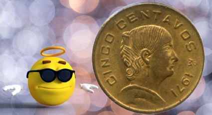 La moneda antigua de 5 centavos que se vende en 3 millones por su diseño con fundadora de México