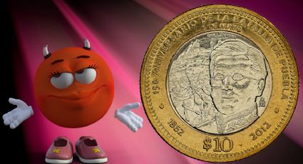 Moneda de 10 pesos vale 2 millones y medio por diseño con héroe que derrotó a tropas de Napoleón III