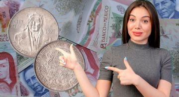 Moneda antigua de 100 pesos de plata pura vale 750 mil por su diseño con el Siervo de la Nación