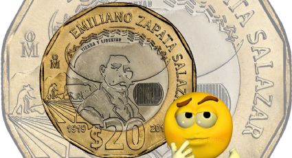 La moneda conmemorativa de Emiliano Zapata que se vende en 1,000,000 por  ser considerada como la “mejor serie”