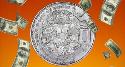 Esta es la moneda antigua de Coyolxauhqui de 50 pesos más valiosa entre coleccionistas ¡solo hay 1,051 piezas!