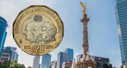 Moneda de 20 pesos vale 3 millones por sus tres héroes enterrados en el Ángel de la Independencia