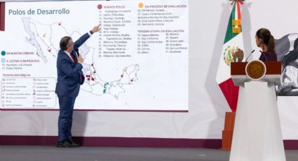 MAPA de los polos de desarrollo económico del Plan México impulsado por Claudia Sheinbaum