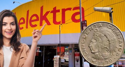 ¿Cuánto me paga Elektra por mi moneda antigua de 50 centavos de Cuauhtémoc en mayo y junio 2025?
