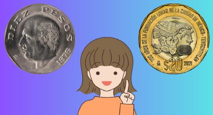 Colección de monedas antiguas de 10 pesos y conmemorativa de 20 vale 1,550,000 por ser buscadas por coleccionistas
