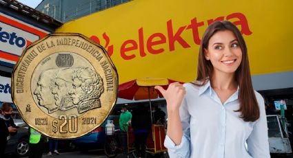 ¿Cuánto te paga Elektra por tu moneda de 20 pesos del Bicentenario de la Independencia en primer semestre de 2025?