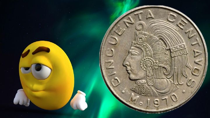 La moneda antigua de 50 centavos de Cuauhtémoc que vale 50 mil pesos porque solo existen 998 piezas