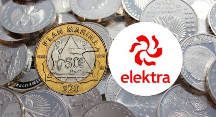 ¿Cuánto te paga Elektra por la moneda de 20 pesos Plan Marina durante junio 2025?