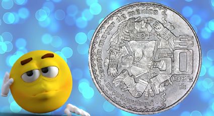 Moneda antigua de 50 pesos de diosa lunar azteca vale más de 2 millones por el perfecto estado que guarda