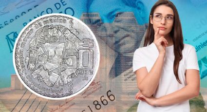 Moneda antigua de 50 pesos se vende en 3 millones por diosa azteca que traicionó a Hutizilopochtli