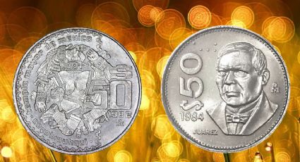 ¿Cuál es la moneda antigua de 50 pesos mejor pagada en mayo 2025; Coyolxauhqui o Benito Juárez? Esto dice la IA