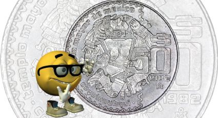 ¿Cuánto es lo máximo que da Banco Azteca por la moneda antigua de 50 pesos de 1982?