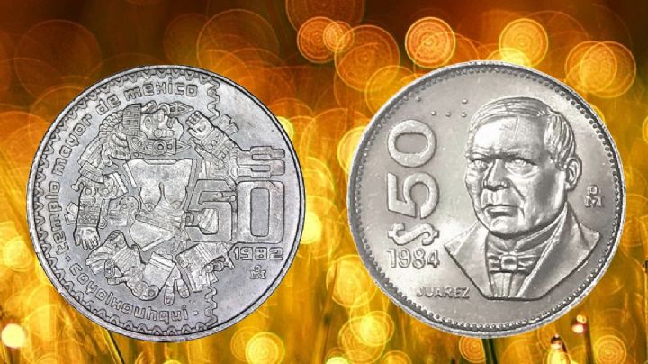 ¿Cuál es la moneda antigua de 50 pesos mejor pagada en mayo 2025; Coyolxauhqui o Benito Juárez? Esto dice la IA