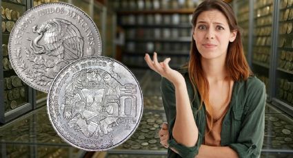 ¿Cómo saber si mi moneda antigua de 50 pesos de Coyolxauhqui es valiosa en 2025 según la IA?