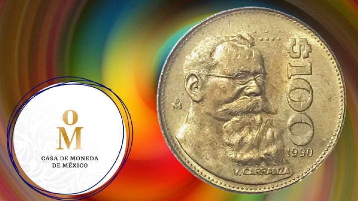 ¿Cuánto paga Casa de Moneda por tu moneda antigua de 100 pesos de Venustiano Carranza en mayo 2025?