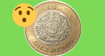 Moneda de 10 pesos se vende en 280,000 por tener el año de acuñación 2905