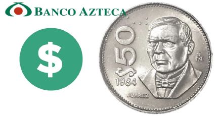 ¿Cuánto me paga Banco Azteca por moneda antigua de 50 pesos con primer presidente indígena de la Corte?