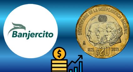 ¿Cuánto te paga Banjercito por tu moneda de 20 pesos del Bicentenario de la Independencia en el segundo trimestre de 2025?