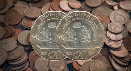 Moneda de 20 pesos del Bicentenario de la Marina se vende en 500,000; estos son sus detalles