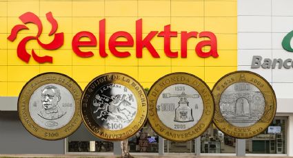 ¿Cuánto me paga Elektra por mis monedas de 100 pesos en proceso de retiro en segundo semestre de 2025?