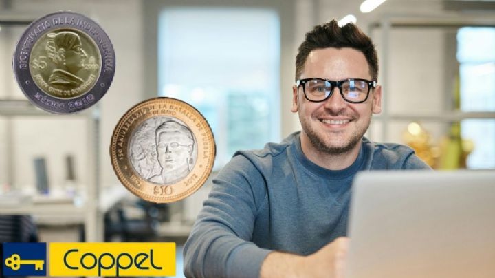 ¿Cuánto te paga Coppel por tus monedas conmemorativas de 5 y 10 pesos en julio 2025?
