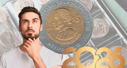 Experto revela valor real de la moneda de 5 pesos de Servando Teras de Mier