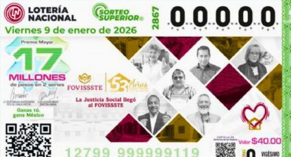 Resultados del Sorteo Superior de la Lotería Nacional; números ganadores del 9 de enero