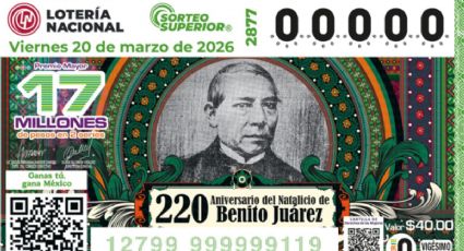 Resultados del Sorteo Superior de la Lotería Nacional: Números ganadores del viernes 20 de marzo 2026