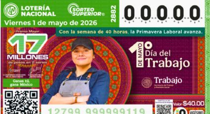 Resultados del Sorteo Superior 2882 de la Lotería Nacional: Números ganadores del 1 de mayo de 2026