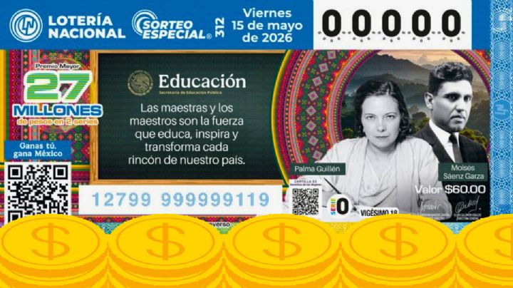 Resultados del Sorteo Especial 312 de la Lotería Nacional: Números ganadores del viernes 15 de mayo de 2026