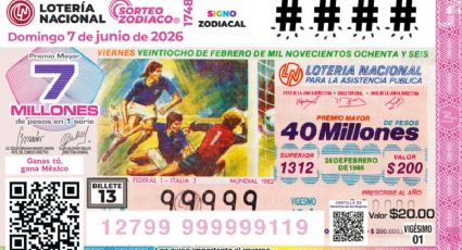 Sorteo Zodiaco 1748: Números ganadores de la Lotería Nacional hoy 7 de junio 2026