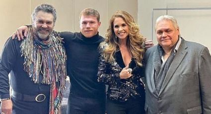 'Eso y más': Canelo Álvarez le canta a Lucero en fiesta del empresario Carlos Bremer (VIDEO)