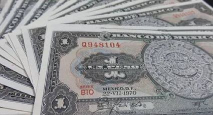 Billete de 1 peso del Calendario Azteca se VENDE hasta en 100,000; estos son sus ELEMENTOS