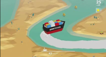 Videojuego Whatever se inspira en el Ever Given, buque que bloqueo el Canal de Suez