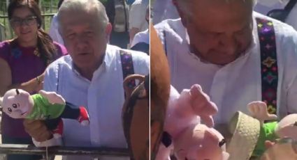 Avientan Dr. Simi a AMLO durante su visita a Oaxaca; así fue el momento | VIDEO