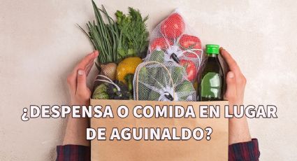 ¿Te pueden cambiar el AGUINALDO por despensa o comida?